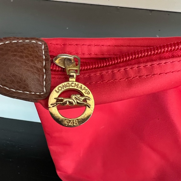 RED FAUX LONGCHAMP PURSE - Picture 5 of 5